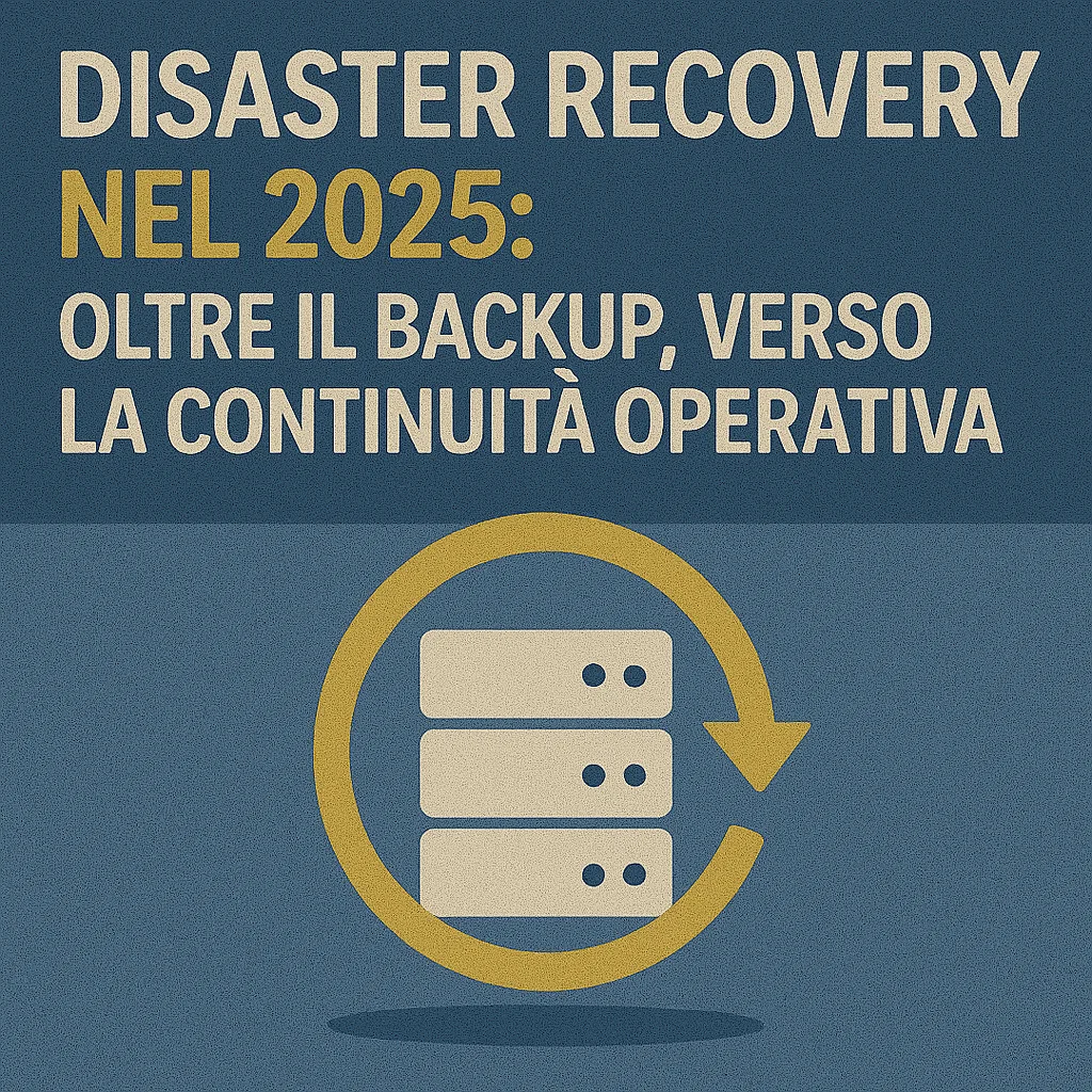 Disaster Recovery nel 2025: oltre il backup, verso la continuità operativa