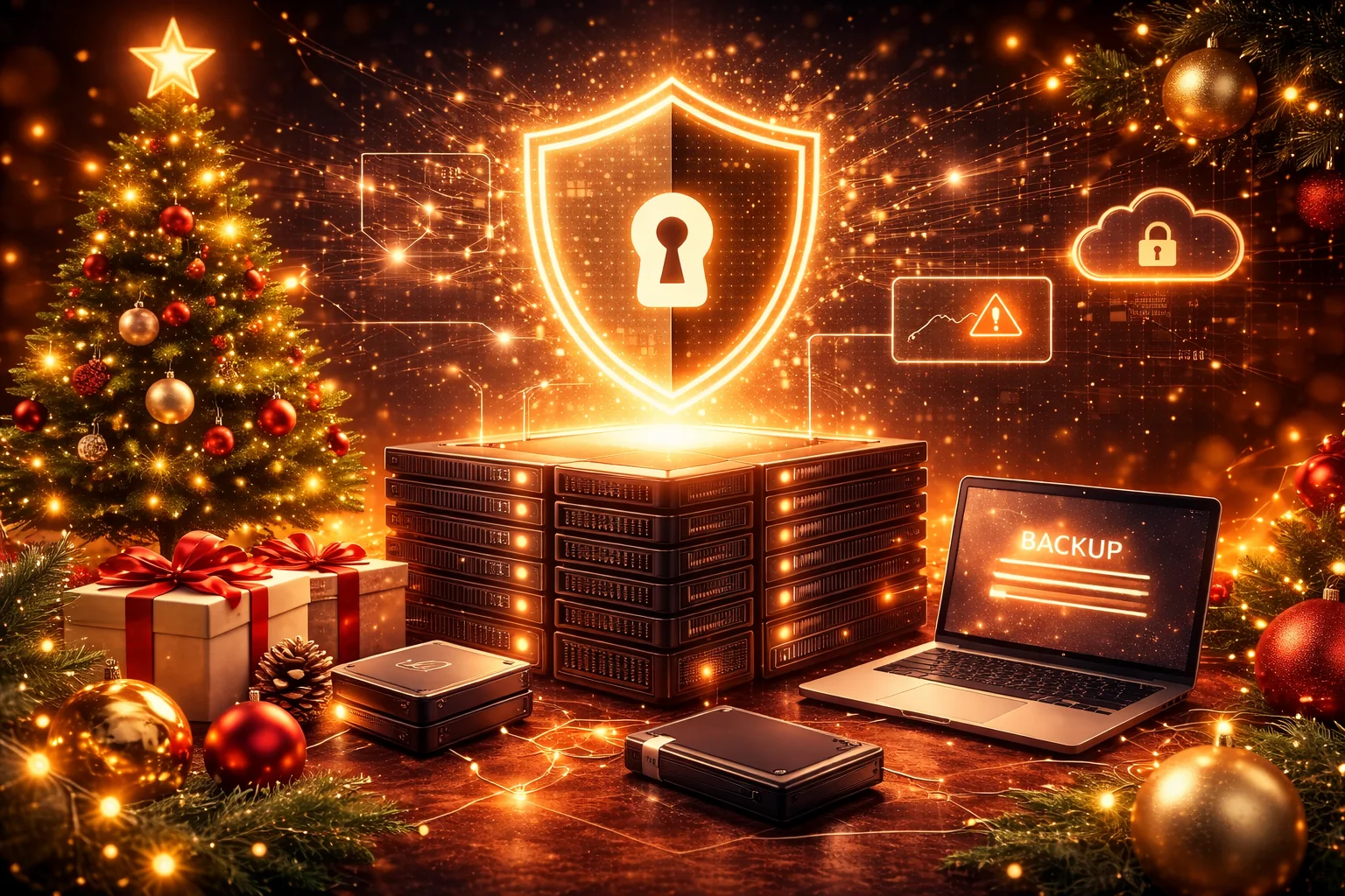 Buone Feste in sicurezza: perché la protezione dei dati non va in vacanza
